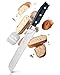 Produktbild RÖSLE Brotmesser Tradition 20cm - Hochwertiges und scharfes Brotmesser mit Wellenschliff, Küchenmesser zum Schneiden von Brot, Brötchen und Baguette, Messer mit ergonomischem Griff und Fingerschutz