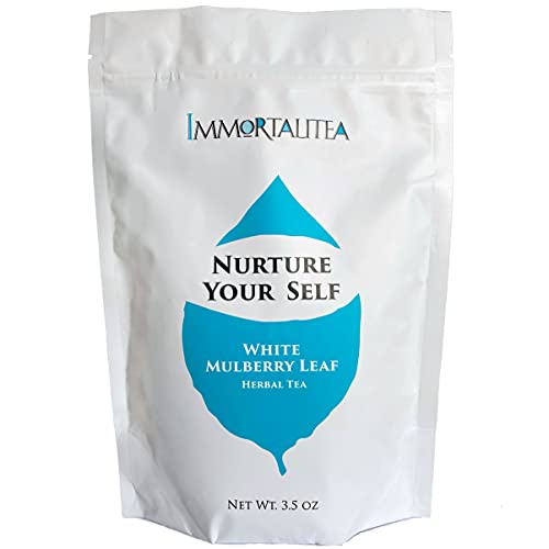 White Mulberry Tea - Herbal Loose Leaf Tea - Pure Morus Alba - Caffeine-Free - 3.5 Ounce #TOP1