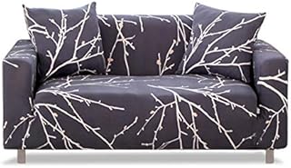 PETCUTE Sofa Covers 3 seater Furniture Protector Floral Printed Cover Elastic Slipcover Seater Cover Sofa Slipcover for Livingroom All-season,Pink