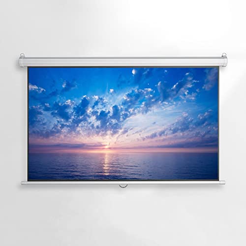 Pantalla de Proyección Manual para Montar en Pared 60" 4:3