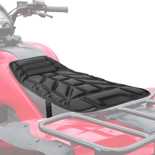 Wacece Air Seat Cushion Padded Seat Cover Cooling Breathable 3D Mesh Universal for ATV Motorcycles