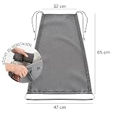 Zamboo Universal Sonnensegel DELUXE mit UV Schutz 50+ für Kinderwagen Babywanne - reißfester Baby Sonnenschutz mit Beschichtung und Rollo-Funktion - Melange Grau