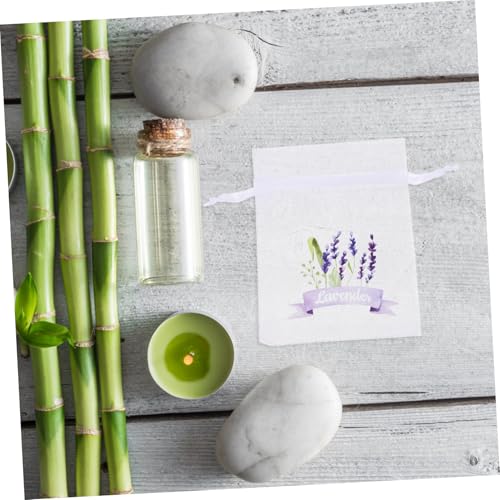 PRETYZOOM 20 bolsas perfumadas de lavanda con cordón miniatura 5