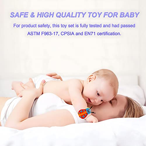 Bloobloomax Baby Rattles Toys For 0-12 Month, Infant Newborn Baby Toys For 0-3 Months, Baby Toys For 0 To 6 Months, Girl Boy Gifts Set With Wrist Rattle Socks #TOP1