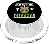 Photo Gallery may contain alcohol funny mardi gras design popsockets popgrip per magsafe Photo Gallery may contain alcohol funny mardi gras design popsockets popgrip per magsafe