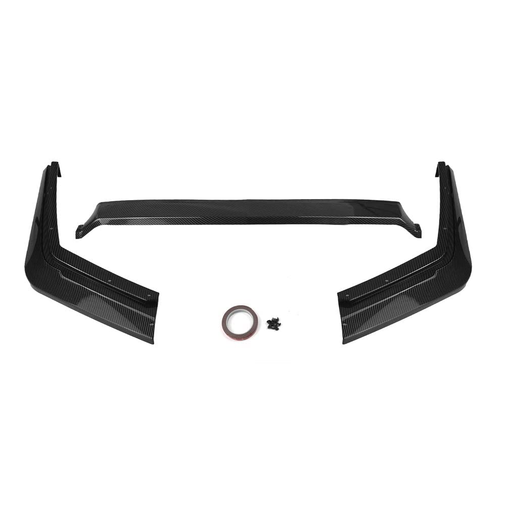 3 Pièces Lèvre de Pare-Chocs Avant pour Cadillac CTS-V 2009-2015, Voiture Becquets Avant Menton Aileron de Pare-Chocs Avant Corps Kits Séparateur Diffuseur Protecteur