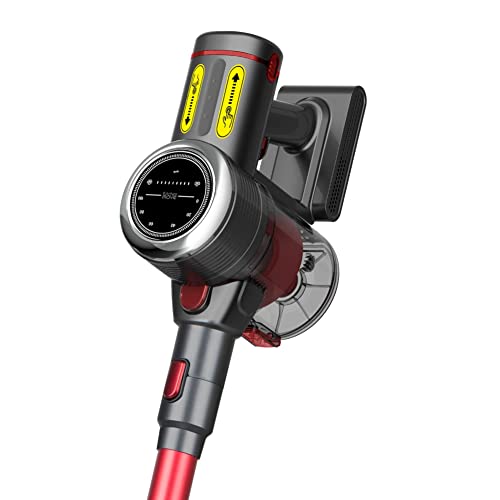 Aspirateur balai sans fil multifonction sans sac 2 vitesses ultra puissant 20kPa 25.9V léger silencieux moteur 220W BLDC avec écran et brosse LED - Image 6