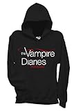 Mush Sweatshirt MUSH Sweatshirt Kapuzen Vampire Diaries Love Sucks - Film by Dress Your Style - Damen-S Schwarz