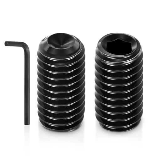 Kozelo 25Pcs Cup Point Socket Set Screws-3/8-16x3/4 Carbon Steel