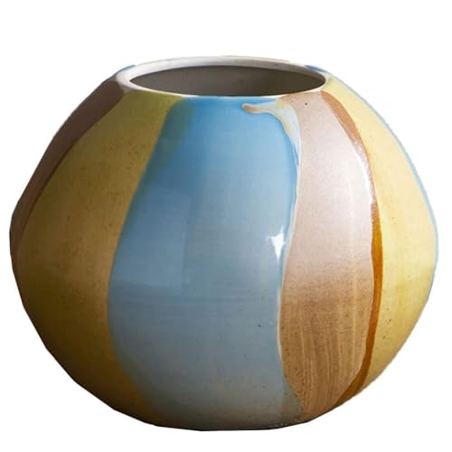 Modern Clay Ceramic Vase for Decor, Flower Vases for Centerpieces,
