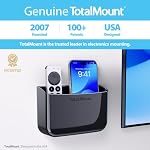 TotalMount Drop-Free Remote Holder – Removable Adhesive Strips – Black - Image 5