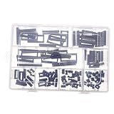 MAGICLULU 100 Piezas Zócalo de Circuito Integrado Dip de Dos para Soldadura, Pines Rectos, Adaptador para Pcb, Compatible Chip Ic, Adecuado para Proyectos Electrónicos y Montaje Industrial