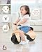 KRIDDO Wooden Baby Balance Bike 1 Year Old, Wide Wheels for Stable and Smooth Ride, Boy Girl First Balance Bike Gift for 12 Month to 3 Year, Non-Sharp Parts, Soft Seat, Red