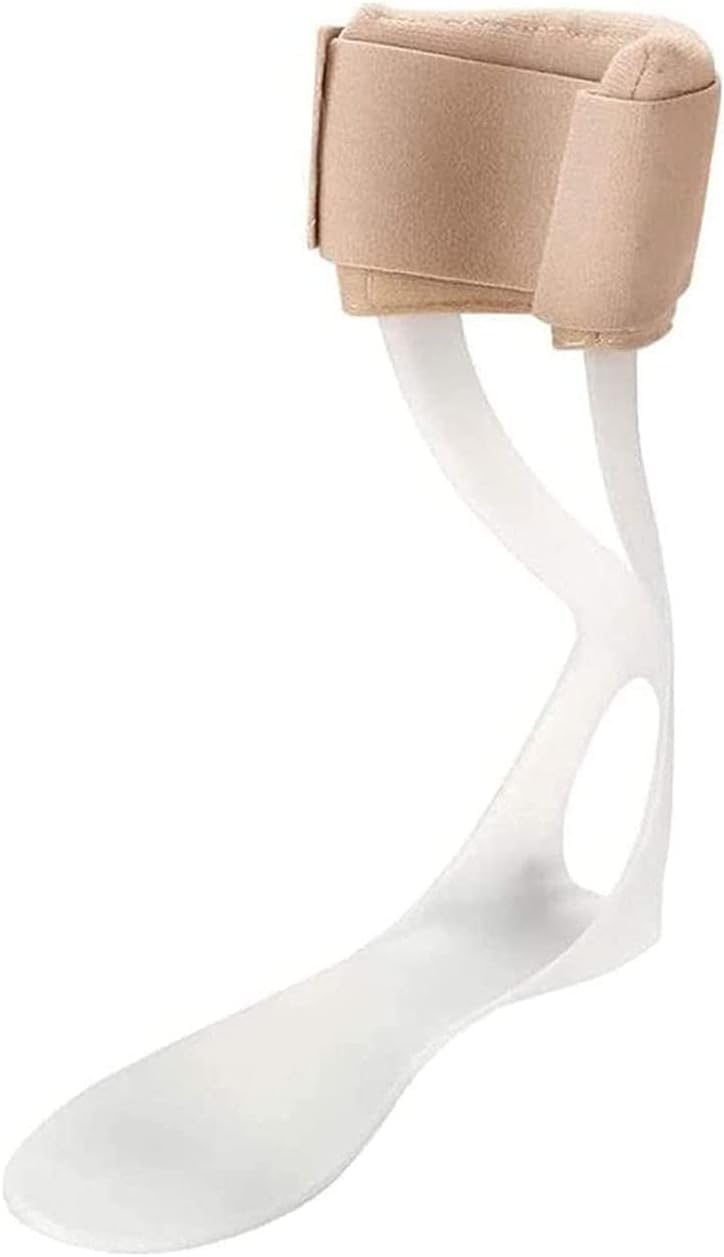 Générique Orthèse réglable pour Pied Tombant, orthèse Cheville-Pied, attelle de Nuit de Soutien du Pied et de la Cheville, orthèse de Marche, Gauche (G) (Droite)