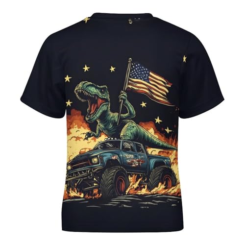 Boys Girls Shirts Novelty 3D Print Graphic Funny Cool Tee Shirts for Kids4