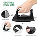Mini Iron for Crafts and Quilting - Travel and Household Electric Heat Press Machine for Sewing Supplies (Black)