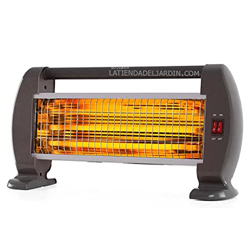 Estufa De Cuarzo. 3 Niveles De Potencia: 400, 800 Y 1.200 W. 2 Barras Cuarzo. Emisión Instantánea De Calor. Estufa De Cuarzo. 3 Niveles De Potencia: 400, 800 Y 1.200 W. 2 Barras Cuarzo. Emisión Instantánea De Calor.