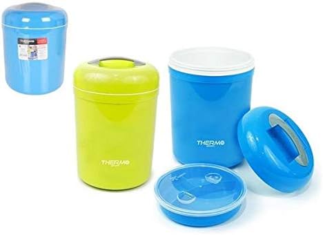 Privilege Plastic Food Thermos 3500 ml Assorted Colours Sport with Lid, Capacity 3.5 L, Various Materials, Multicoloured