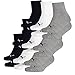 Produktbild PUMA Kids Quarter Junior Quarters Socken 9er Pack, Größe:27/30, Farbe:Grey/White/Black (803)