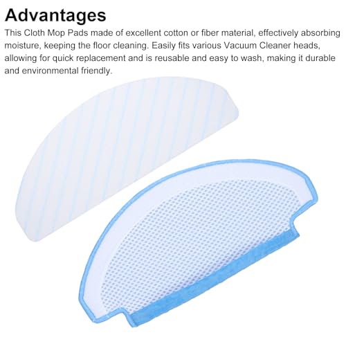 QUARKZMAN 1set Waschbare Tuch Wischpads und Einweg Tücher Wischpads Faser Roboter Staubsauger Zubehör für Deebot T8 T8 Max T8 T8+ Serie T9 N8 N8 Pro N8 Pro