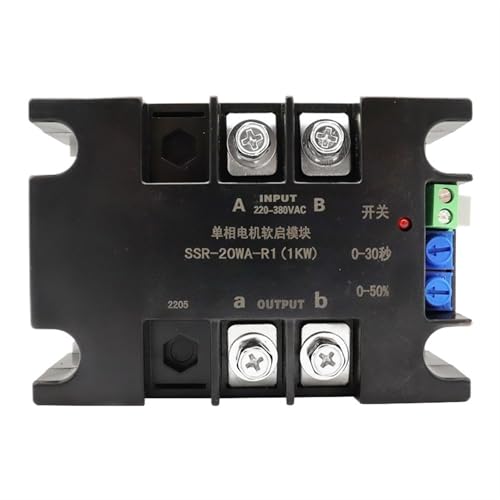 Démarreur progressif SSR-20WA-R1 évite les chocs électriques de votre moteur 220V