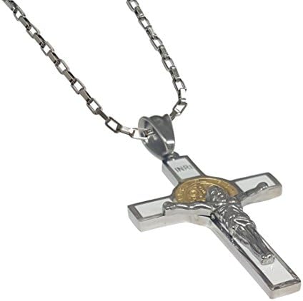 St. Benedict Crucifix Necklace, Two 