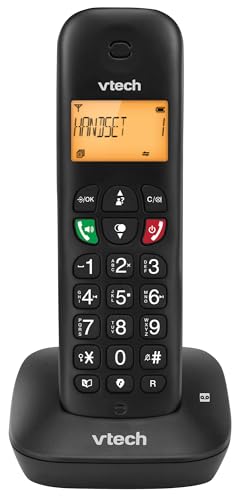 Téléphone sans Fil VTech DECT, répondeur, Blocage d’appels, Identification/Attente d’Appel, répertoire, 13 h autonomie, rétroéclairé, Haut-Parleur...