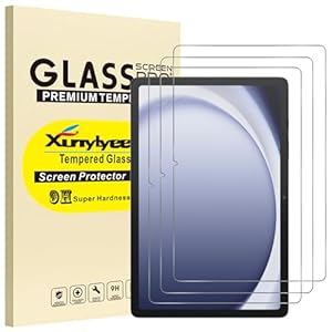 XunyLyee 3 Stück Panzer Schutz Glas Tab A9+