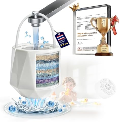 5.0 New Upgraded Bath Filter | Haycarb Activated Carbon | UF Memb...