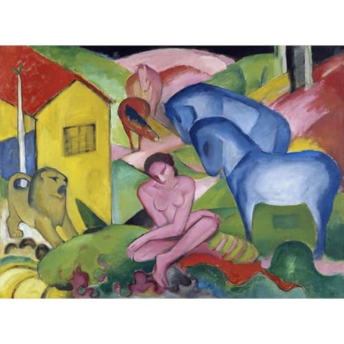 Franz Marc Le rêve grand format pour décorer un salon contemporain