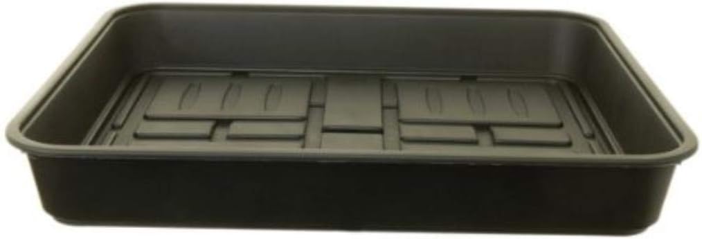 whitefurze Set of 5 Plastic Garden Greenhouse Gravel Tray - Medium Gravel Tray 38cm