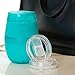 Host Wine Freeze Replacement Lids for Tumblers - Set of 2, Sliding Tab Closure, Travel Cup Lid for Wine Freeze Cooling Cup, Clear