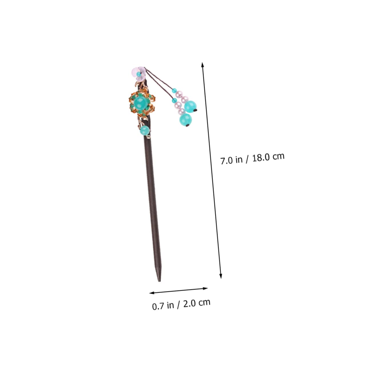 FRCOLOR 3 Piezas horquilla hanfu hair clips horquillas moño hair pin palos de pelo de lápiz palillo de pelo de las niñas palo de pelo de las mujeres horquilla de palo de pelo