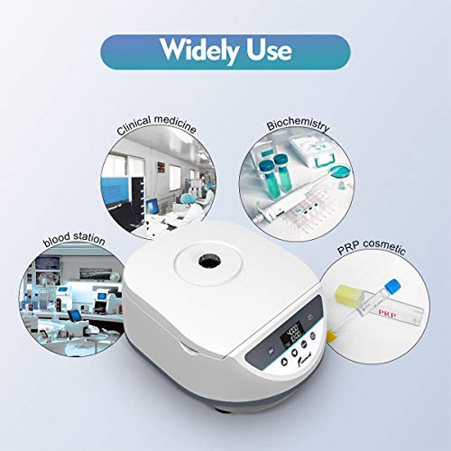 Lab Benchtop Centrifuge Machine Large Prp Centrifuges 10Ml/15Ml *6 Capacity,500-5000Rpm(Max. 3074Xg),Digital Display W/Timing #TOP6