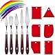 CATOR Strukturpaste, Spachtel Set 11 Stück Acrylmalerei, 5 Palette Messer+6 AbstreifermesserAcryl Spachtel, Strukturpaste Leinwand, Künstlerbedarf, Spachtel Set