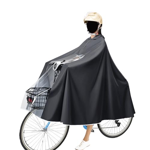 Jingzhan Regenponcho Fahrrad, Damen Herren Wasserdicht Radfahren Regencape, Unisex Wiederverwendbar Regenbekleidung, f&uuml;r Fahrr&auml;der, Mountainbikes, Elektrofahrr&auml;der