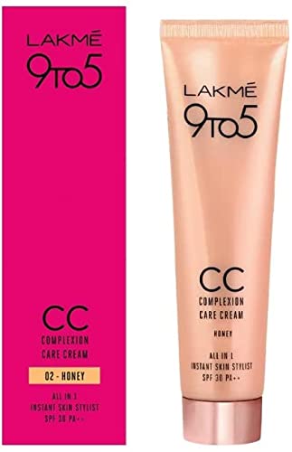Lakme 9 to 5 Complexion Care CC Cream, Honey, 30g Cover