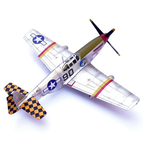 Avion de chasse P-51B maquette robuste 1:72 décorative