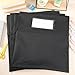 Sanwuta 24 Pack Classroom Chair Pockets, 15 x 17 Inch Book Storage Bags for Chair with Name Slot Students Chairback Pockets for Kindergarten Primary School Home(Black)