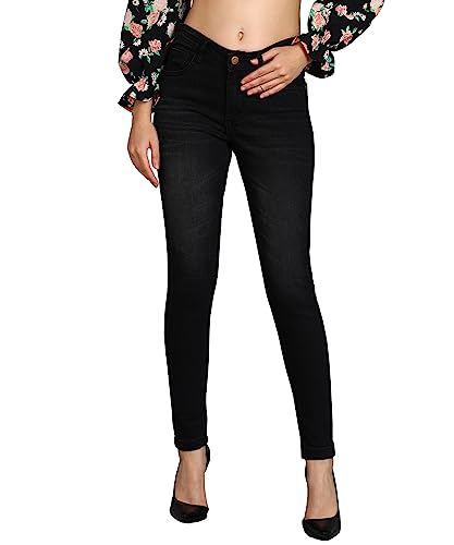 Image of Urbano Fashion Women's Skinny Fit High Rise Jeans