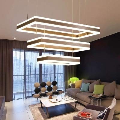 FBITENordic Luminaria Led Ceiling Chandelier Ceiling Lamp Fixtures AC85-265V Ceiling Ligting Ceiling Light Fans Lighting Light (Body Color : Nuan Guang)