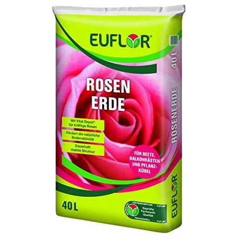 Euflor Rosenerde 40 L Sack nährstoffreiche Pflanzerde Cover