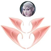 Algopix Similar Product 16 - DIYASY Cosplay Pixie Elf Ears2 Pairs 2