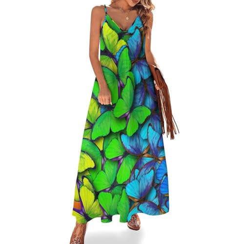 Robe longue pour femme ete sans manches legere contre la chaleur de plage