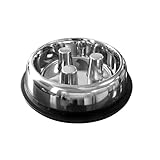QT Dog Stainless Steel Brake-Fast Bowl, Large
