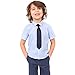 Kajeer Ties for Kids Boys Necktie Adjustable - Woven Little Boys Pre-tied for Kids Formal Wedding Graduation School Uniforms (Navy blue, M (age 5 years - 12)
