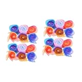 Healvian 2 Sätze Chiffon Tücher Für Jonglierschals Für Tanz Akrobatik Kindershows Vielseitige Spielschals Für Verschiedenen Farben Zufällige Farbe 12 Stücke * 2