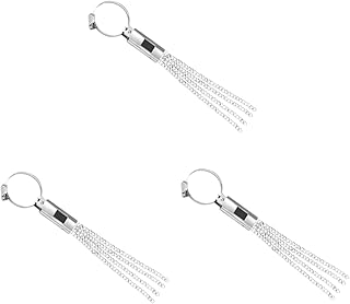 Uonlytech Static Eliminator 3pcs 4 Car Anti Static Strap Ground Electrostatic Belt Hanging Type Static Eliminator The Chain Tail Electrostatic Belt
