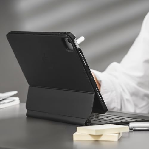 MAGEASY CoverBuddy Lite Magic Keyboard Compatible Case for iPad Pro 11” (M5 2025 / M4 2024, 6th/5th Gen) iPad Case fits Magic Keyboard for iPad, Seamless Closure & Magnetic Pencil Holder (White 1.2) by MAGEASY - Image 7