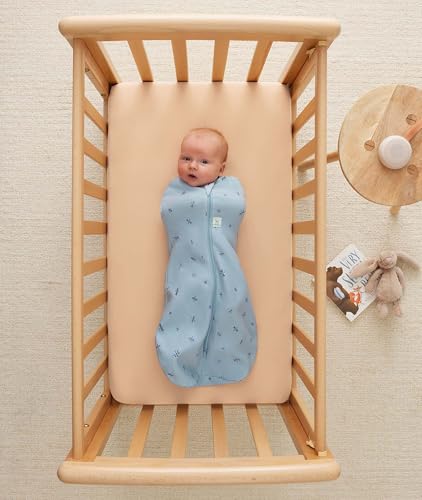 Image of ergoPouch Cocoon Swaddle Sack 1.0 TOG - Baby Sleep Sack, Gentle Snug Fit Helps Calm Startle Reflex, Ideal for Arms In /Out Sleeping, Soft Breathable Fabric for Better Sleep (6-12 Months, Dragonflies)